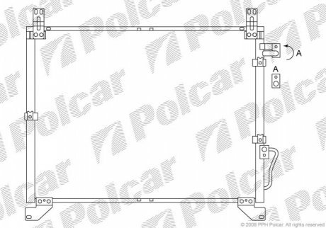 Радиаторы кондиционера POLCAR 7115K8C1 (фото 1)