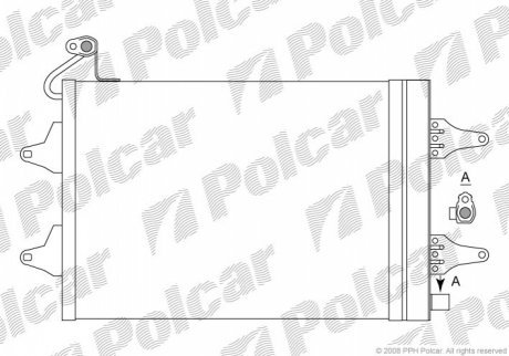 Радиаторы кондиционера POLCAR 6913K8C1 (фото 1)