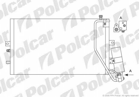 Радиаторы кондиционера POLCAR 6523K8C2