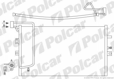 Радиаторы кондиционера POLCAR 6523K8C1