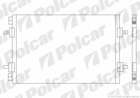 Радиаторы кондиционера POLCAR 6051K8C2