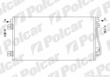 Радиаторы кондиционера POLCAR 6041K8C3