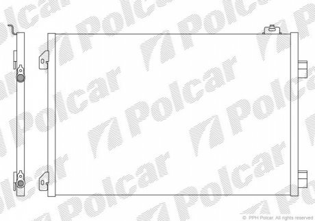 Радиаторы кондиционера POLCAR 6016K8C2 (фото 1)