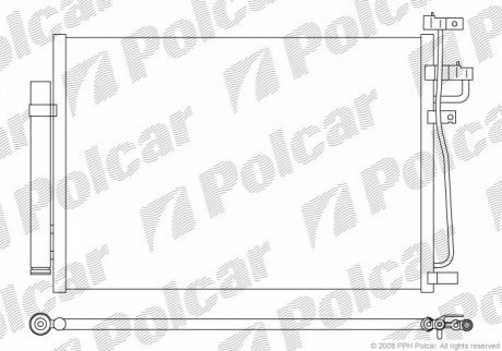 Радиаторы кондиционера POLCAR 5565K8C2 (фото 1)