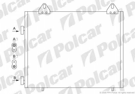 Радиаторы кондиционера POLCAR 4310K8C1 (фото 1)