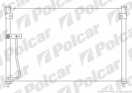 Радиаторы кондиционера POLCAR 4517K8C2