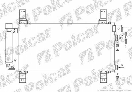 Радиаторы кондиционера POLCAR 4519K8C1 (фото 1)