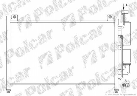 Радиаторы кондиционера POLCAR 4533K82K (фото 1)