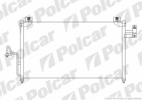 Радиаторы кондиционера POLCAR 4555K8C2