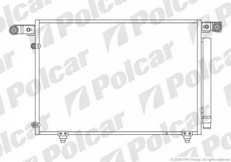 Радиаторы кондиционера POLCAR 4579K8C1 (фото 1)