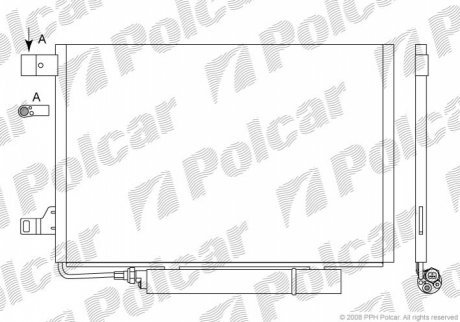 Радиаторы кондиционера POLCAR 5006K81X (фото 1)