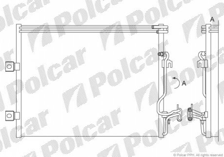 Радиаторы кондиционера POLCAR 5031K8C2 (фото 1)