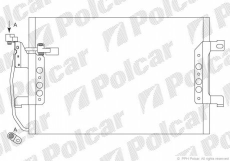 Радиаторы кондиционера POLCAR 5038K8C1