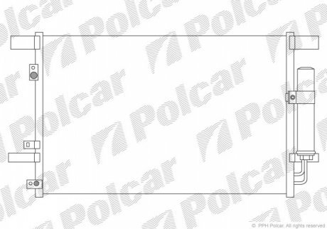 Радиаторы кондиционера POLCAR 5266K8C1