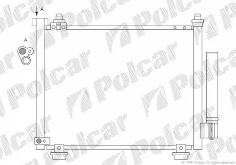 Радиаторы кондиционера POLCAR 5503K8C2