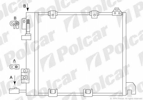 Радиаторы кондиционера POLCAR 5508K8C2 (фото 1)