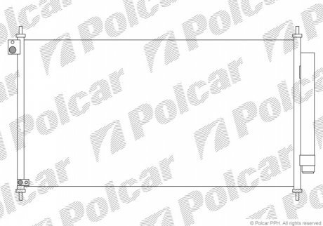 Радиаторы кондиционера POLCAR 38C1K81K (фото 1)