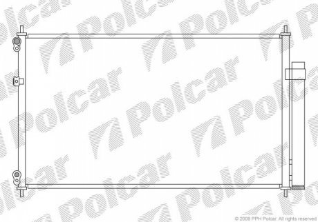 Радиаторы кондиционера POLCAR 3841K8C1