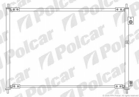 Радиаторы кондиционера POLCAR 3840K8C3 (фото 1)