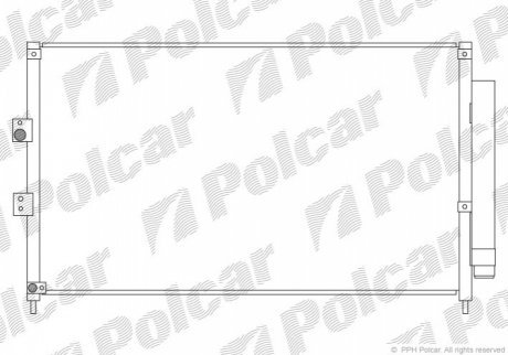 Радиаторы кондиционера POLCAR 3828K82K
