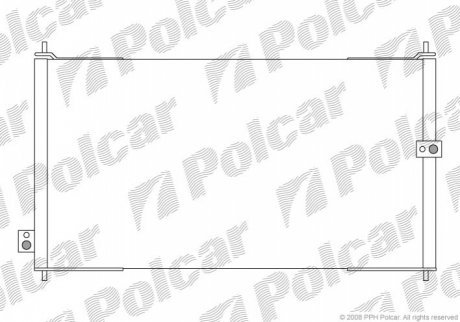 Радиаторы кондиционера POLCAR 3816K8C1