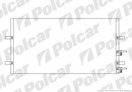 Радиаторы кондиционера POLCAR 3248K81K (фото 1)