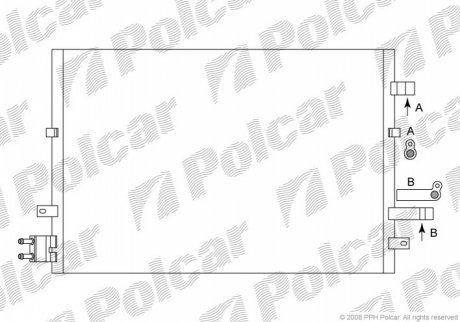 Радиаторы кондиционера POLCAR 3218K8C3