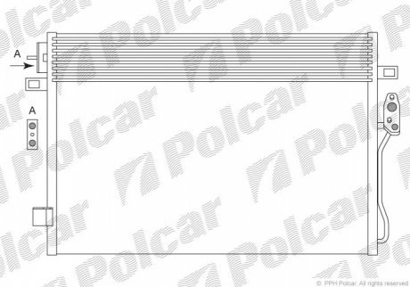 Радиаторы кондиционера POLCAR 3140K8C1