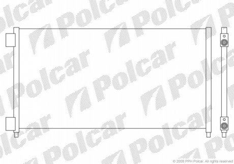 Радиаторы кондиционера POLCAR 3040K8C3 (фото 1)