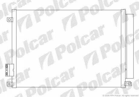 Радиаторы кондиционера POLCAR 3035K81X