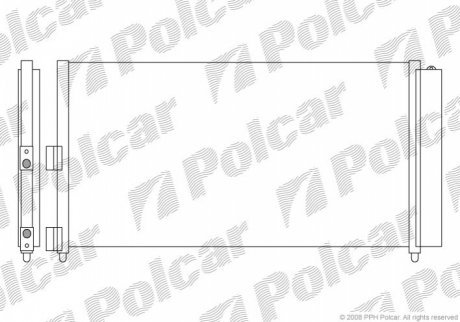Радиаторы кондиционера POLCAR 3022K8C5