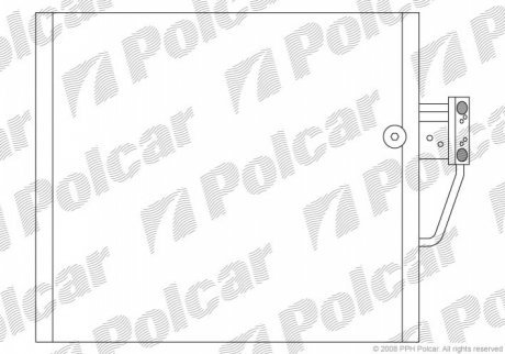 Радиаторы кондиционера POLCAR 2016K8C2