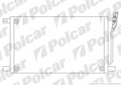 Радиаторы кондиционера POLCAR 2008K82X