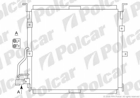 Радиаторы кондиционера POLCAR 2007K8C5 (фото 1)