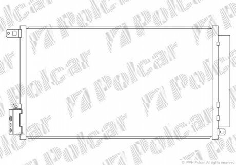Радиаторы кондиционера POLCAR 1425K8C1 (фото 1)