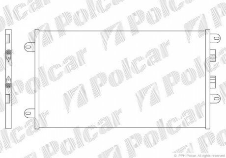 Радиаторы кондиционера POLCAR 1404K8C1 (фото 1)