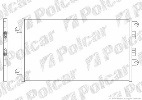 Радиаторы кондиционера POLCAR 1404K8C1