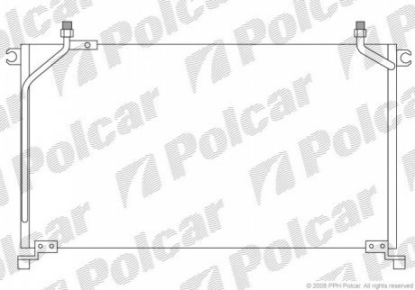 Радиаторы кондиционера POLCAR 3250K8C2 (фото 1)