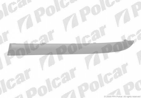 Молдинг бампера правый POLCAR 2001076J (фото 1)