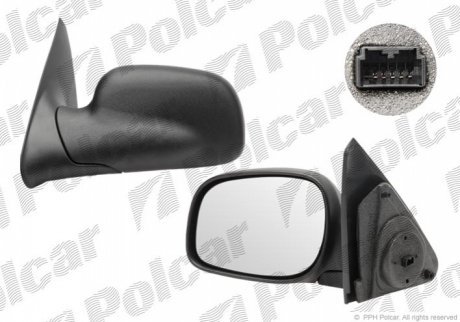 Зеркало внешнее левый POLCAR 4310514M