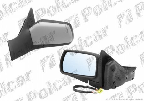 Дзеркало зовнішнє лівий CITROEN XANTIA 3.93- POLCAR 2325513E
