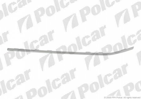 Молдинг бампера левый POLCAR 243107-5