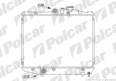 Радиаторы охлаждения POLCAR 8100081K