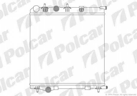 Радиаторы охлаждения POLCAR 572408A1