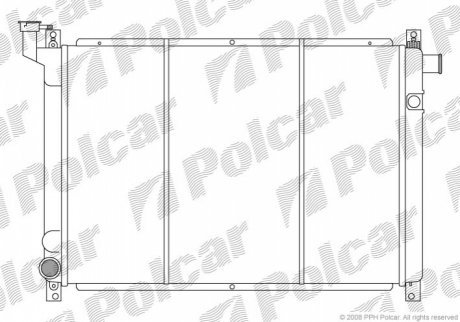 Радиаторы охлаждения POLCAR 2727084K