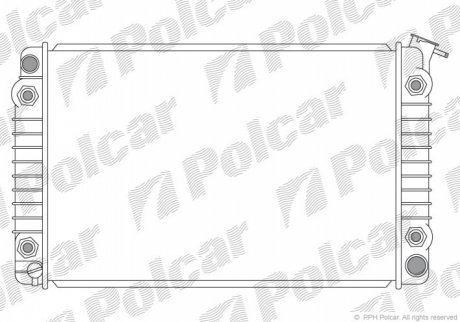 Радиаторы охлаждения POLCAR 253008-3 (фото 1)