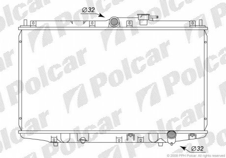 Радиаторы охлаждения POLCAR 381808-5 (фото 1)