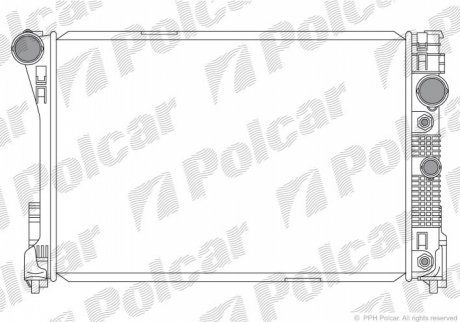 Радиаторы охлаждения POLCAR 507008-3