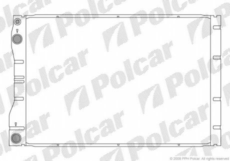 Радиаторы охлаждения POLCAR 6051081X