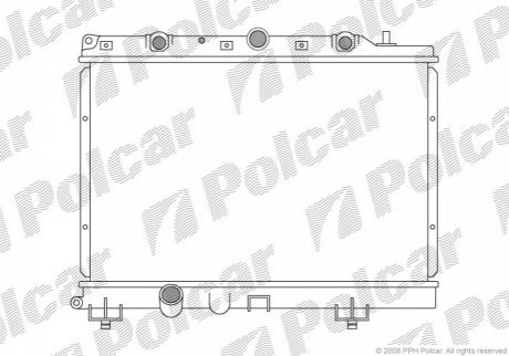 Радиаторы охлаждения POLCAR 632008-2